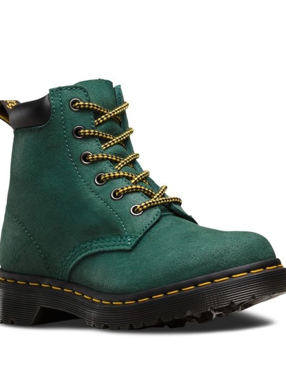 Dr. Martens Teal Greasy Suede 6-Eye 939 Boot NIB
